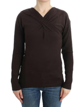 Cavalli Brown knitted wool sweater -   -  Cavalli.